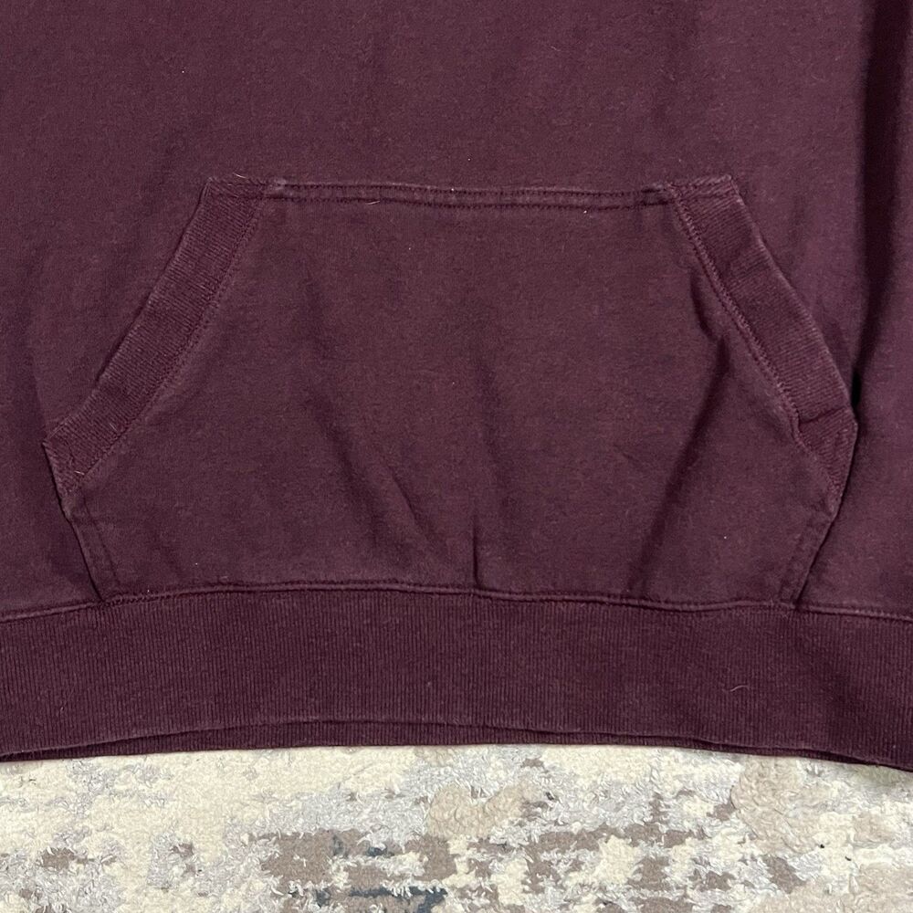 VORTEX Core Logo Hoodie Mens Small Maroon Sweatshirt Pocket Hunting - Picture 2 of 10